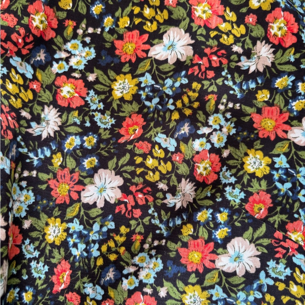 Floral Long Sleeve Dress with Belt - Picture 10 of 11